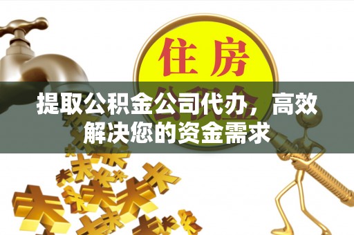 万丹提取公积金公司代办，高效解决您的资金需求